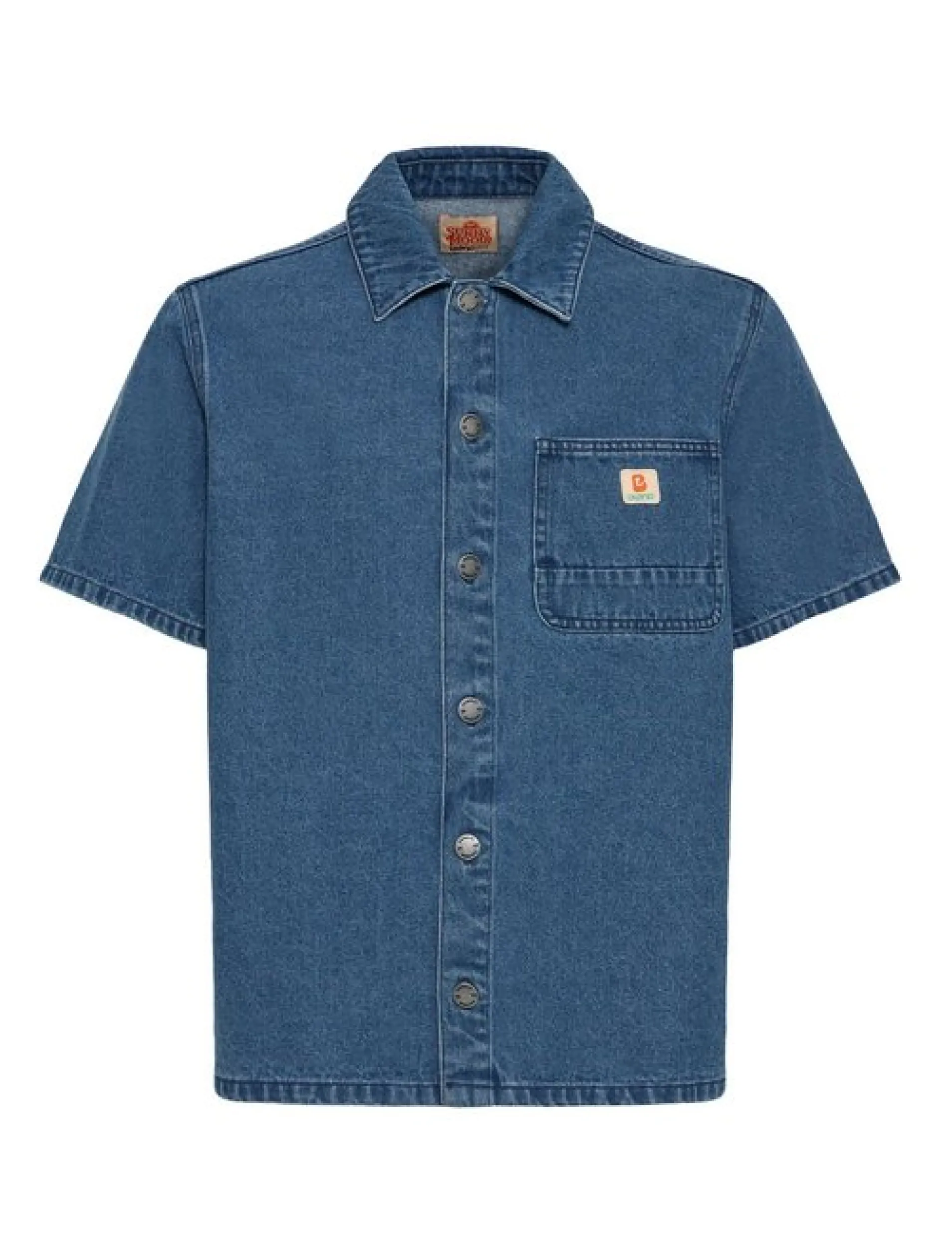 BLEND Herren Jeanshemd - BHIgs in medium stone