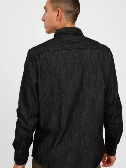 BLEND Herren Jeanshemd - BHNANTES in schwarz