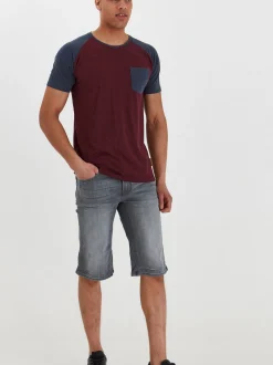 BLEND Herren Jeansshorts - BHDenon in grau
