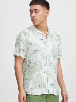 BLEND Herren Kurzarmhemd - BHShirt in grün