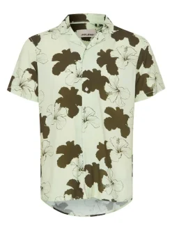 BLEND Herren Kurzarmhemd - BHShirt in grün