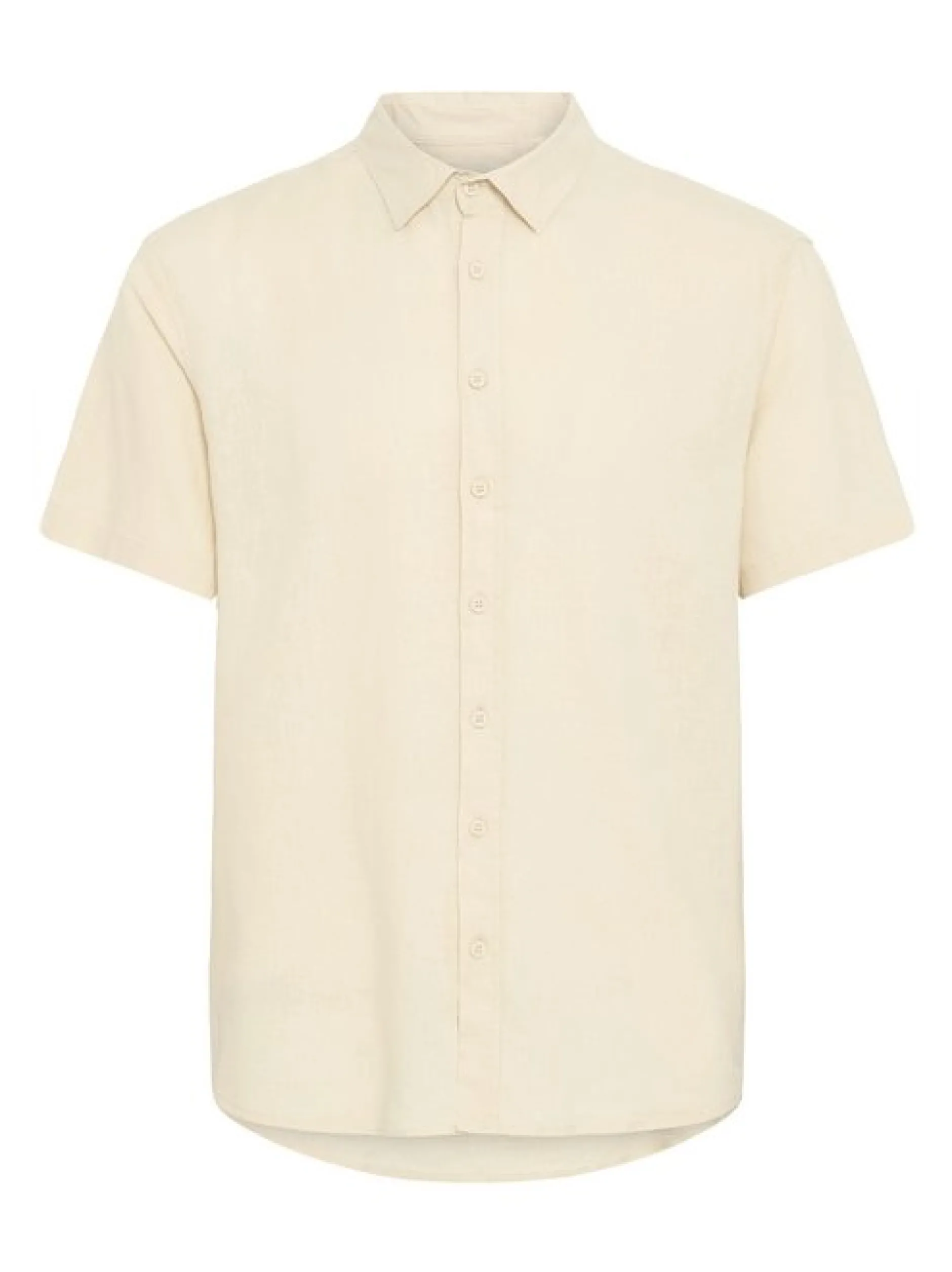 BLEND Herren Kurzarmhemd - BHVIC in beige
