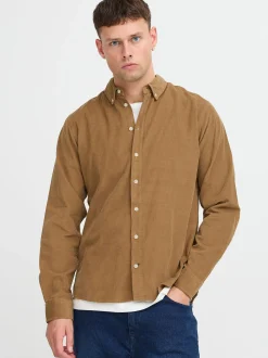 BLEND Herren Langarmhemd - BHShirt in braun