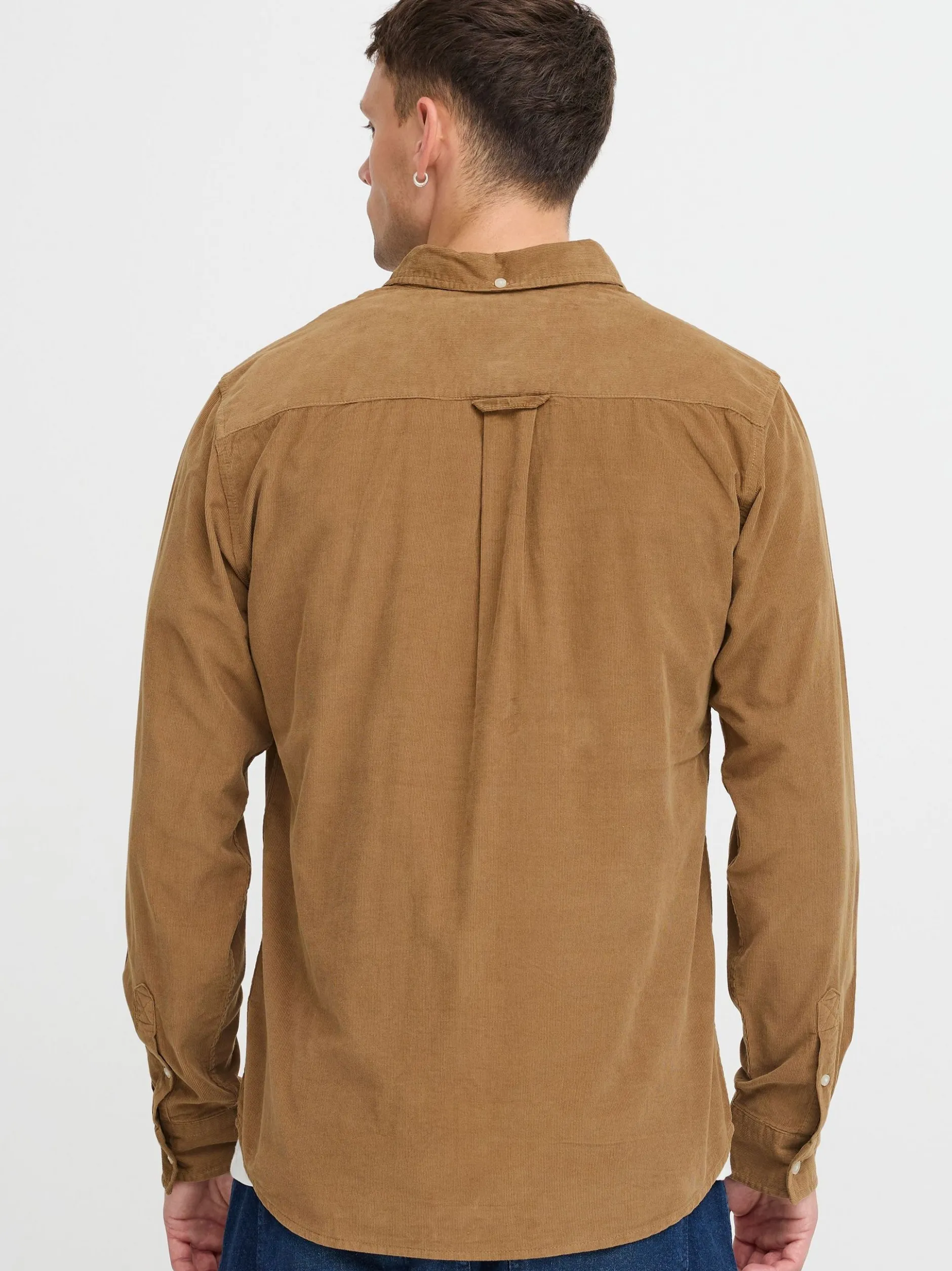 BLEND Herren Langarmhemd - BHShirt in braun