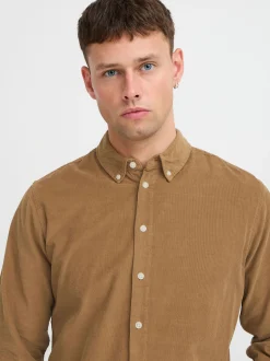 BLEND Herren Langarmhemd - BHShirt in braun