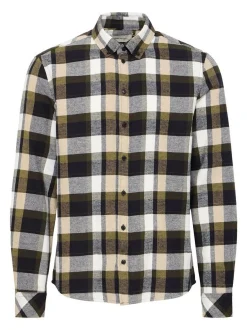 BLEND Herren Langarmhemd - BHShirt in grün