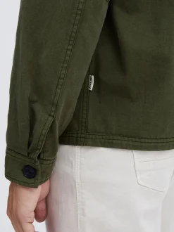BLEND Herren Langarmhemd - BHShirt in grün