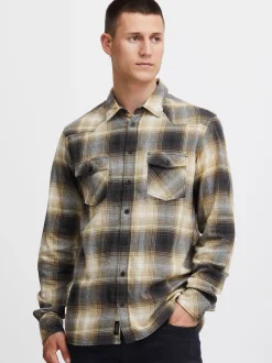 BLEND Herren Langarmhemd - BHShirt in mehrfarbig