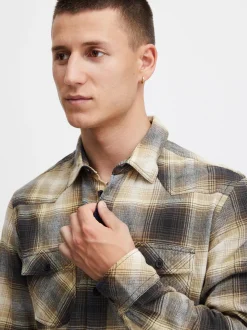 BLEND Herren Langarmhemd - BHShirt in mehrfarbig
