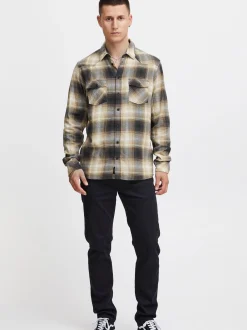 BLEND Herren Langarmhemd - BHShirt in mehrfarbig
