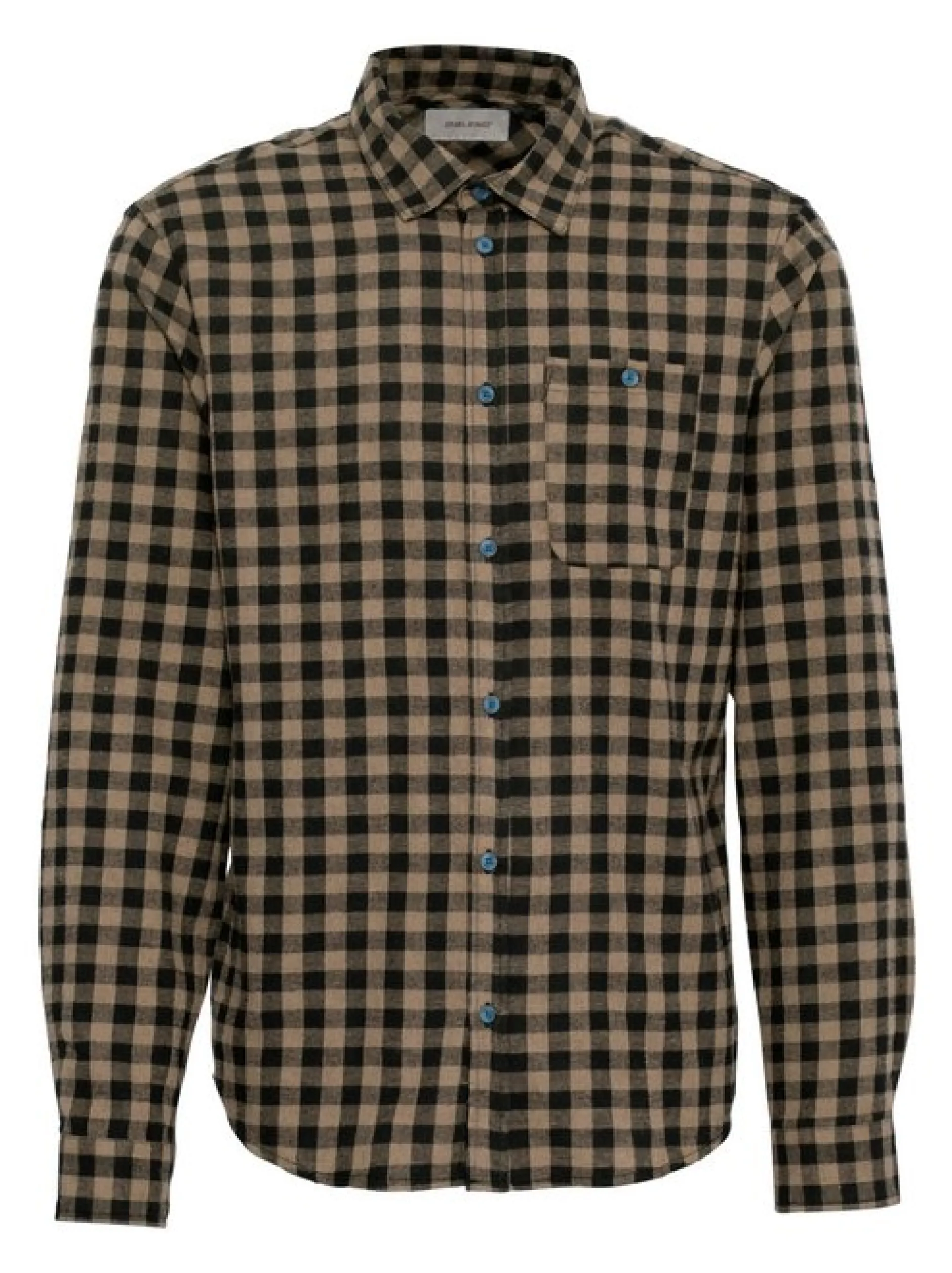BLEND Herren Langarmhemd in camel