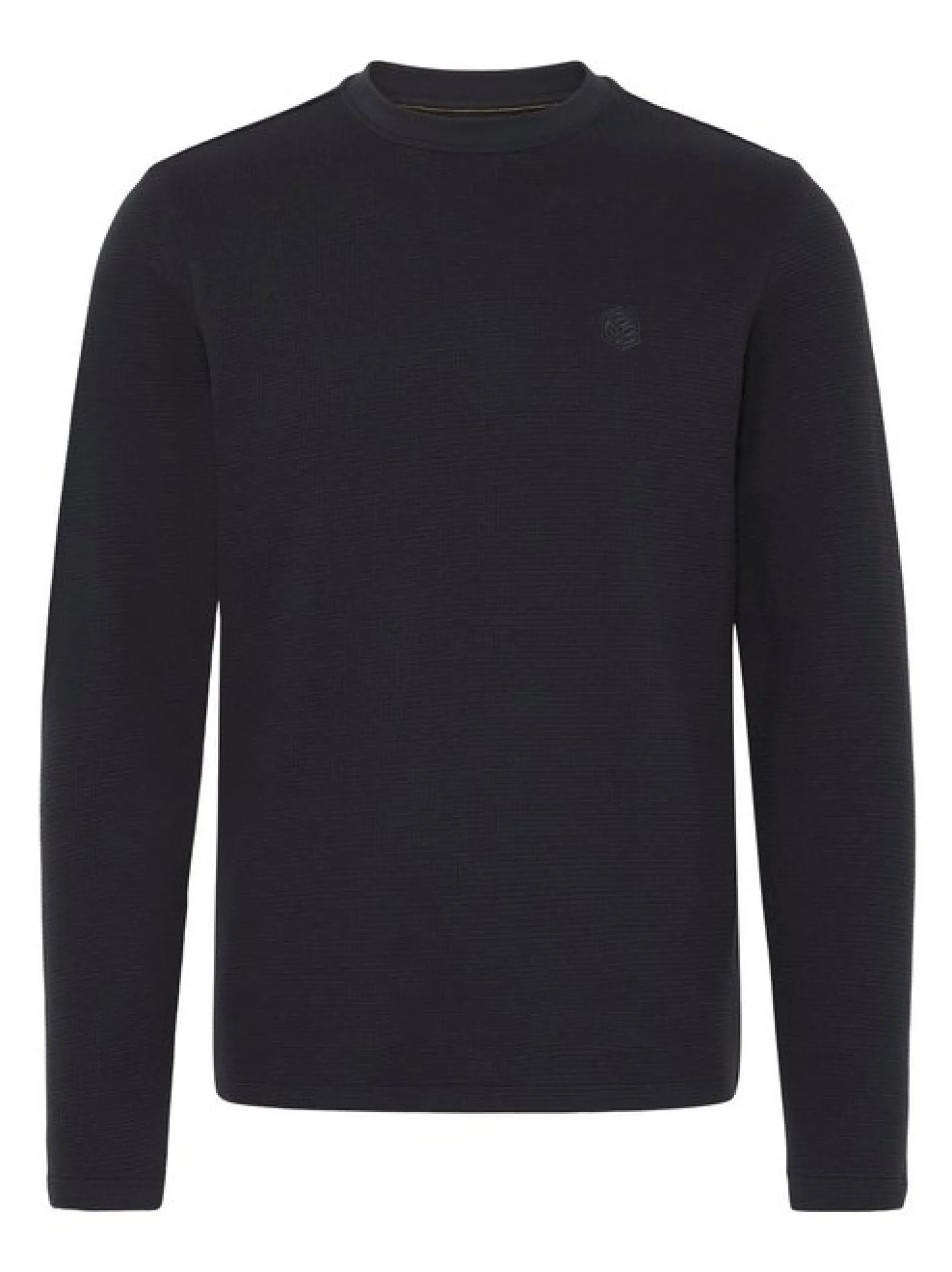 BLEND Herren Langarmshirt - BHForta in schwarz