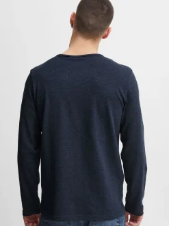 BLEND Herren Langarmshirt - BHTee in blau