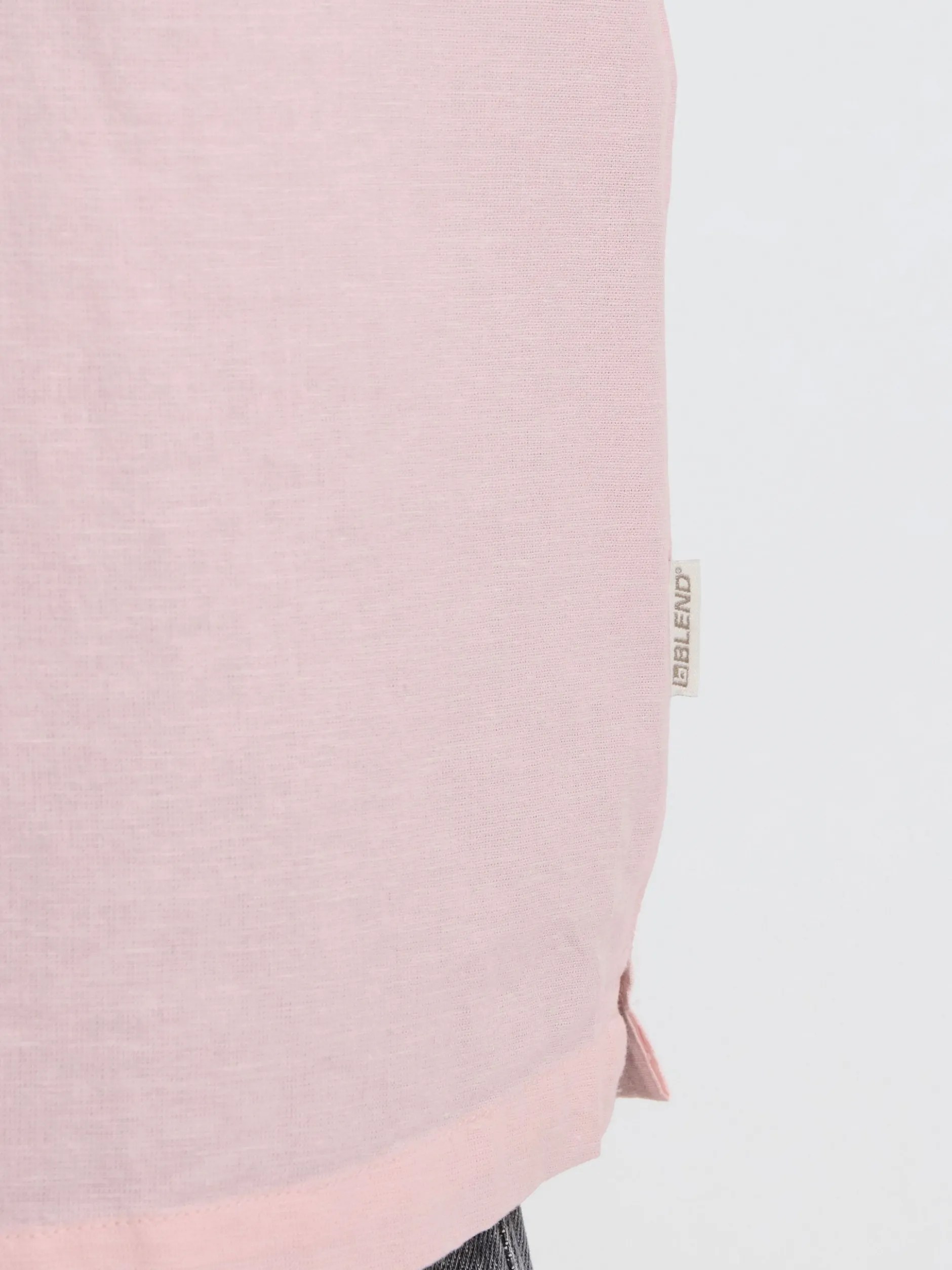 BLEND Herren Leinenhemd - BHAban Cuba in rosa