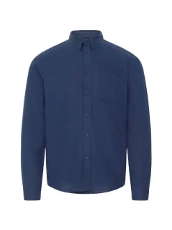 BLEND Herren Leinenhemd - BHLinex in marine