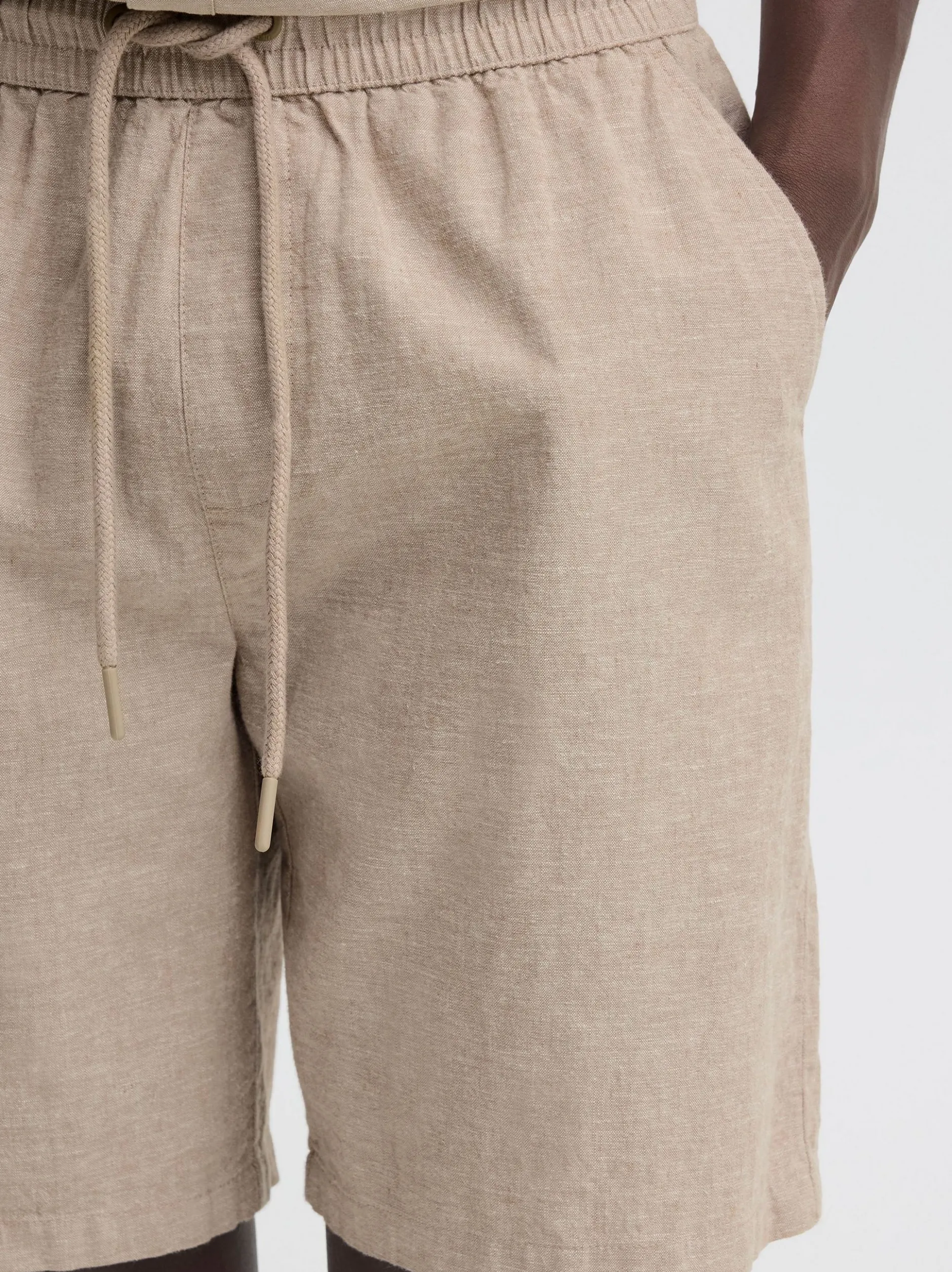 BLEND Herren Leinenhose - BHAban in beige