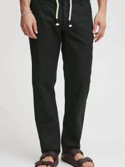 BLEND Herren Leinenhose - BHLanias in schwarz