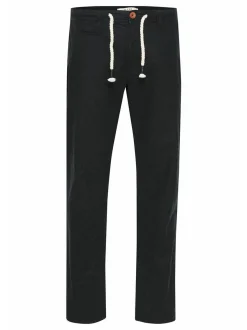 BLEND Herren Leinenhose - BHLanias in schwarz