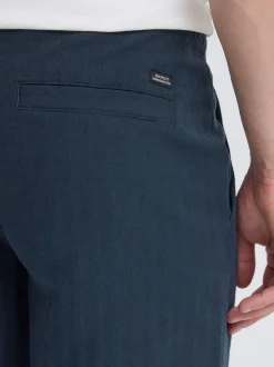 BLEND Herren Leinenhose - BHMorgan in blau