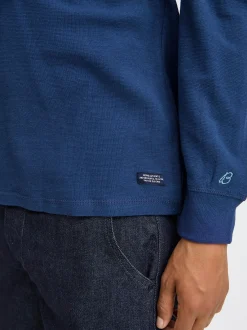BLEND Herren Longsleeve - BHTee in blau