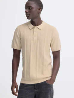 BLEND Herren Poloshirt - BHBaron in vanille