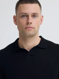 BLEND Herren Poloshirt - BHDao Polo in schwarz