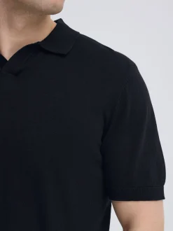 BLEND Herren Poloshirt - BHDao Polo in schwarz