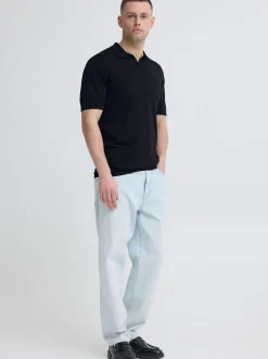 BLEND Herren Poloshirt - BHDao Polo in schwarz