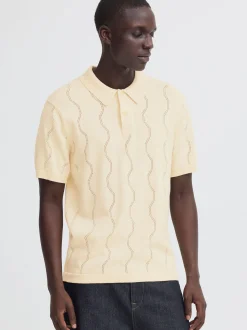 BLEND Herren Poloshirt - BHDuran Knit in beige