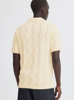 BLEND Herren Poloshirt - BHDuran Knit in beige