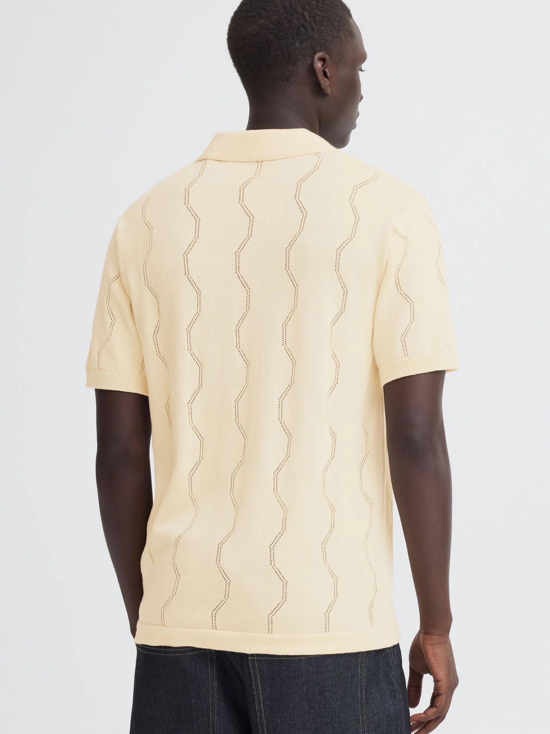 BLEND Herren Poloshirt - BHDuran Knit in beige