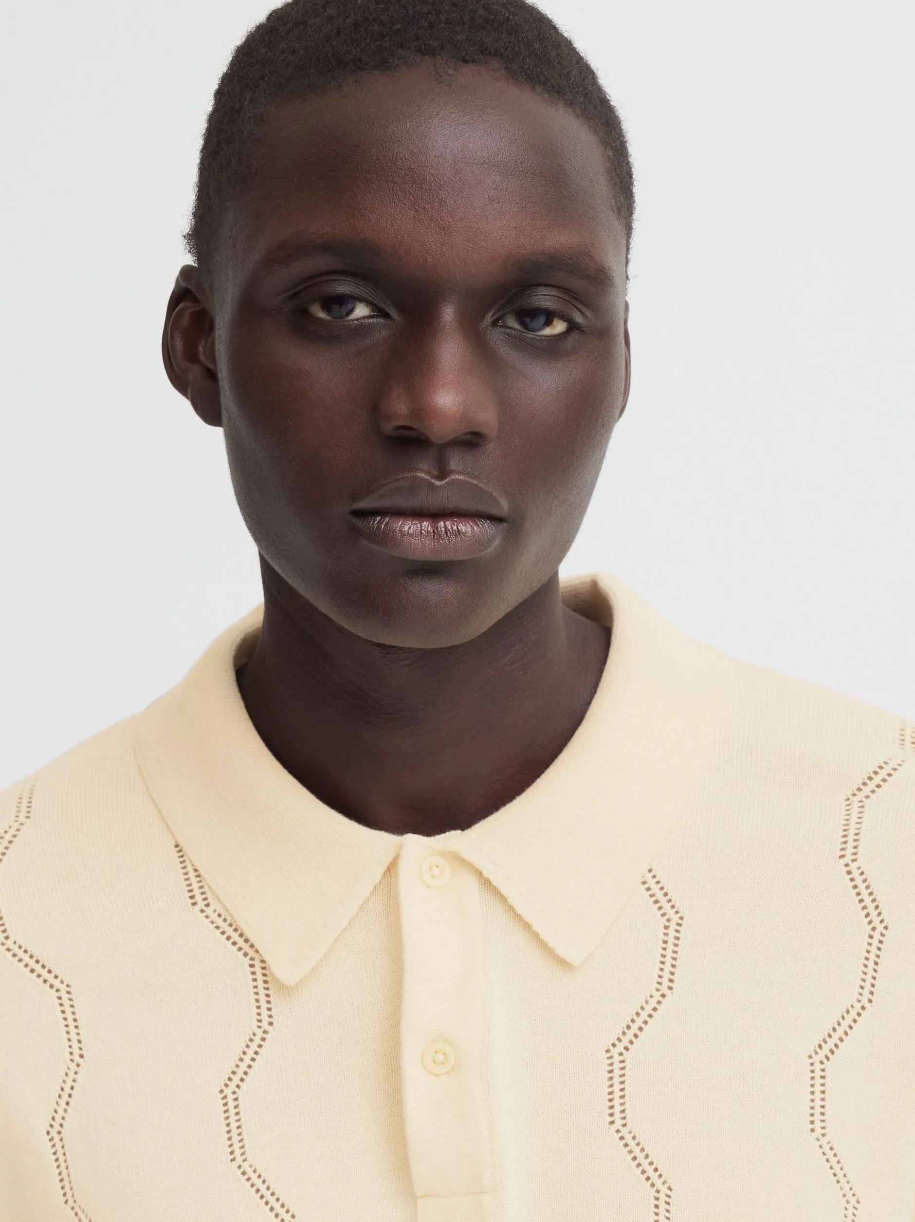 BLEND Herren Poloshirt - BHDuran Knit in beige