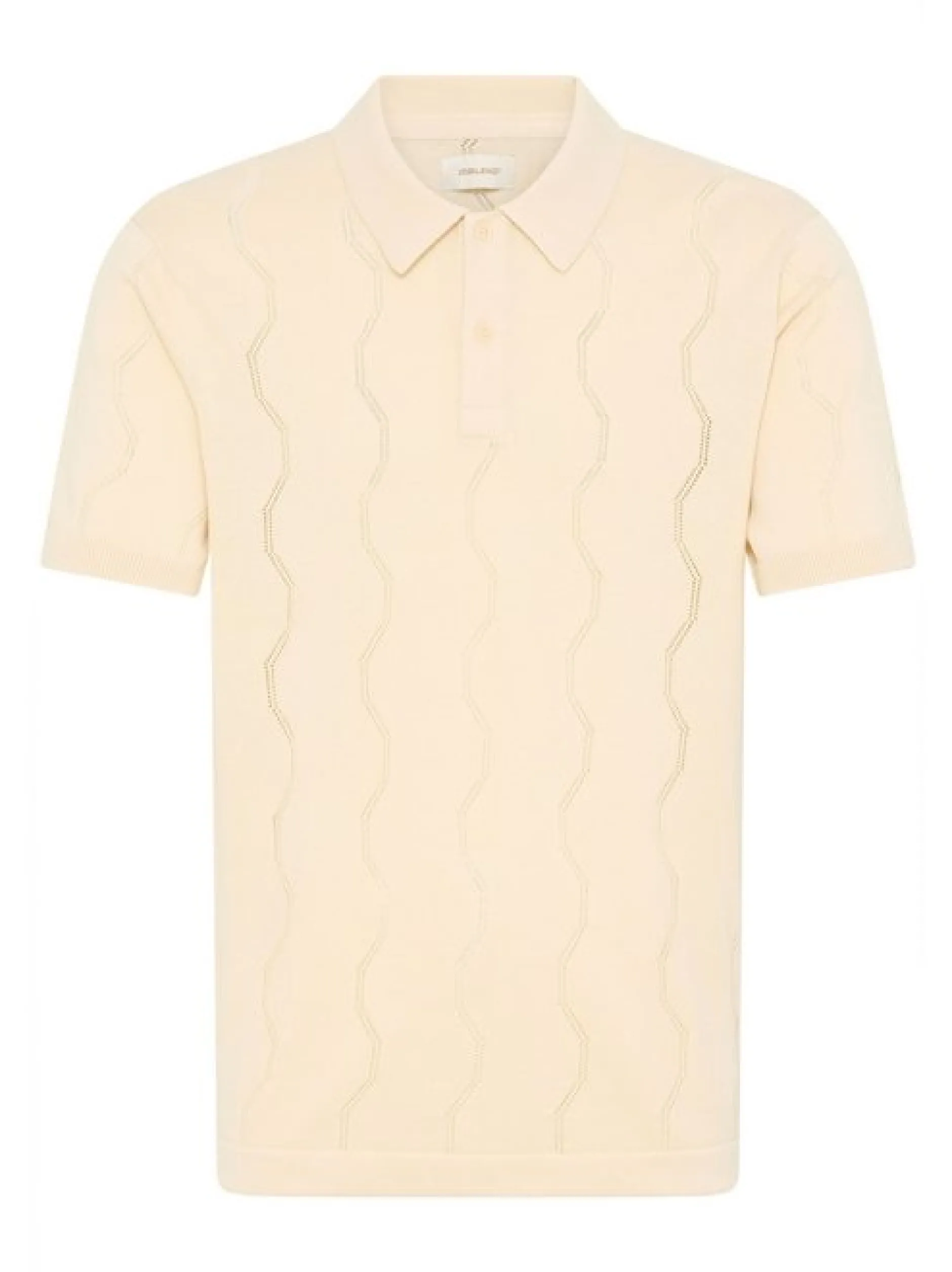 BLEND Herren Poloshirt - BHDuran Knit in beige