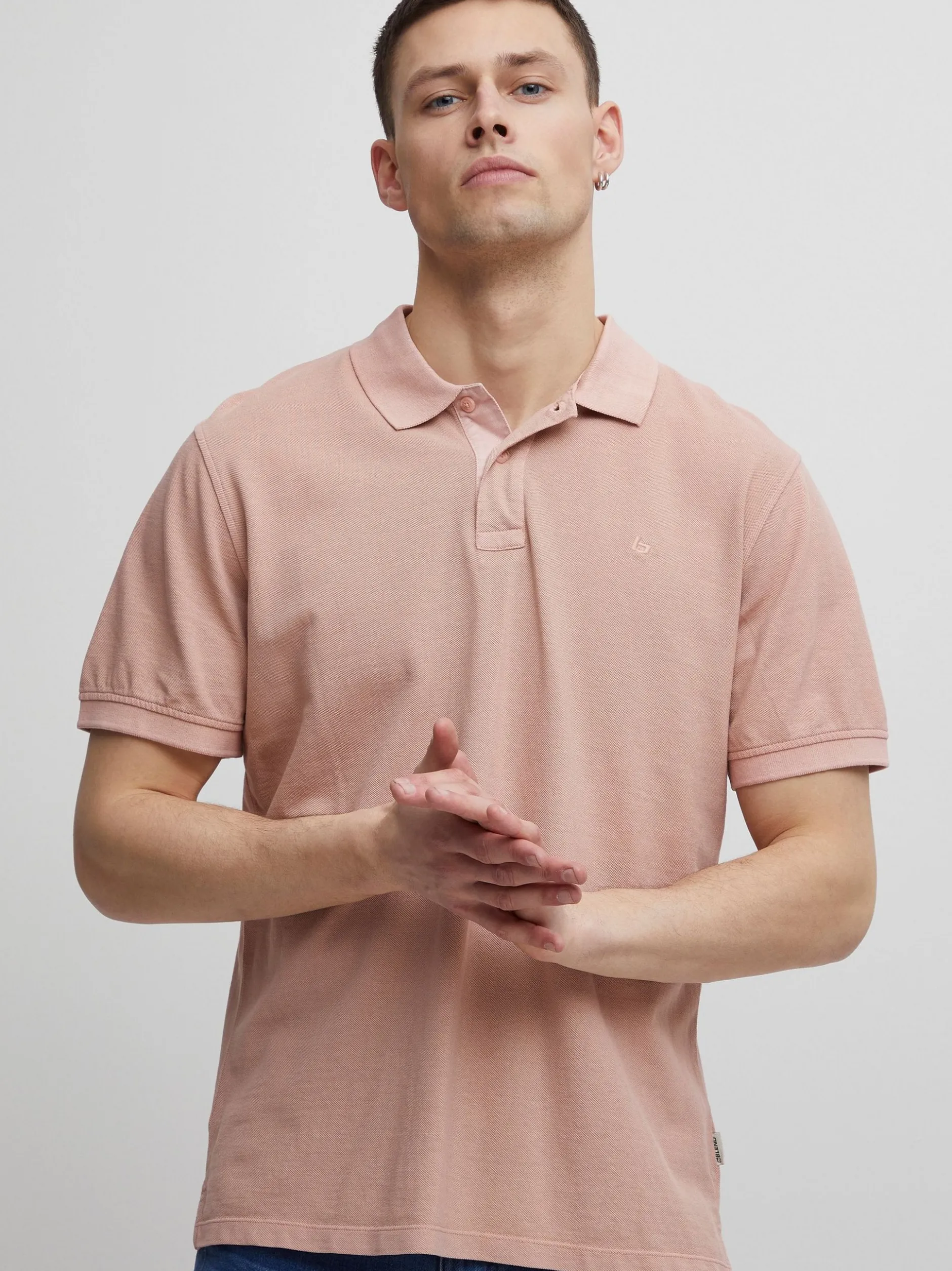 BLEND Herren Poloshirt - BHEdington in rosa
