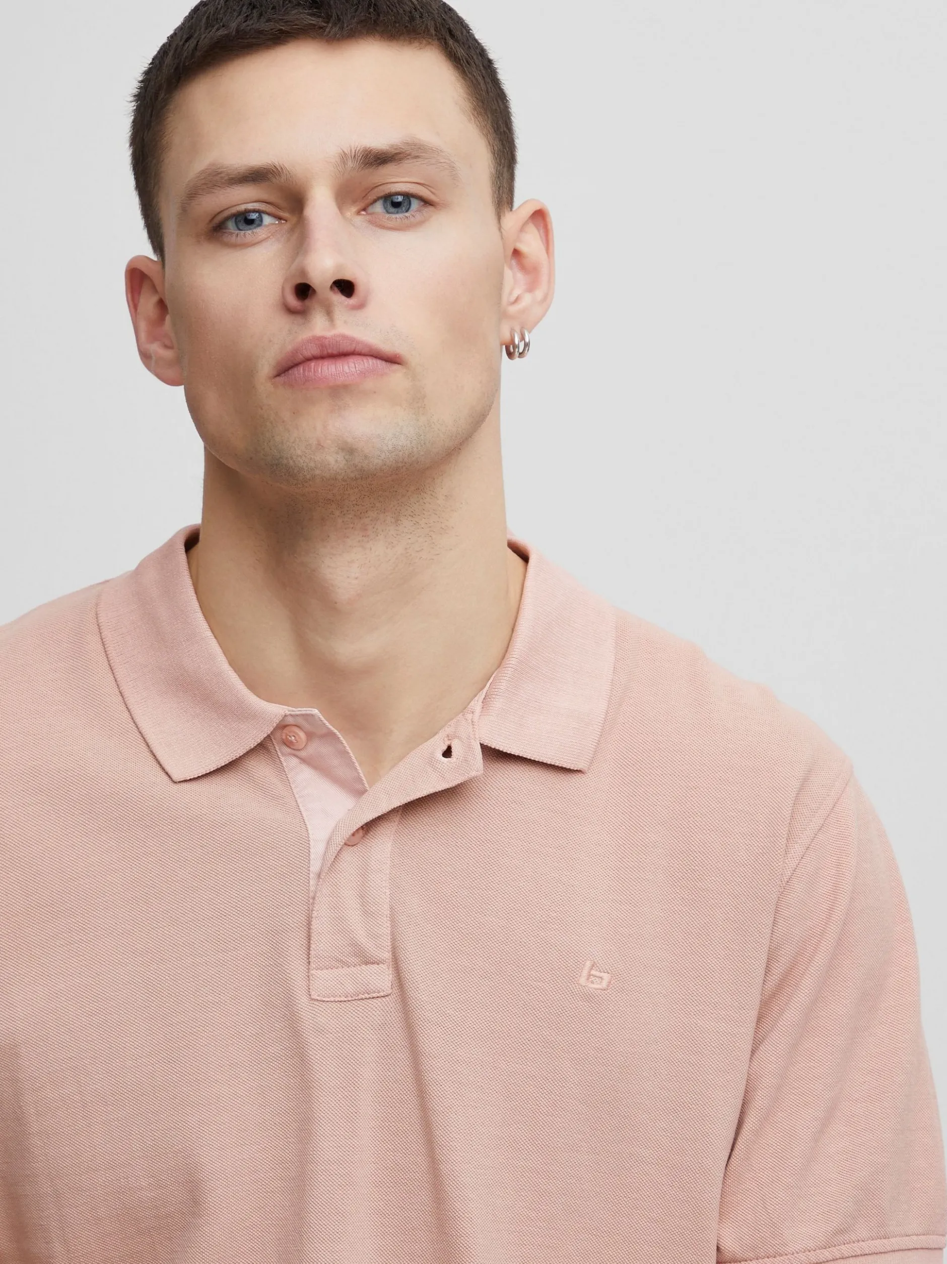 BLEND Herren Poloshirt - BHEdington in rosa