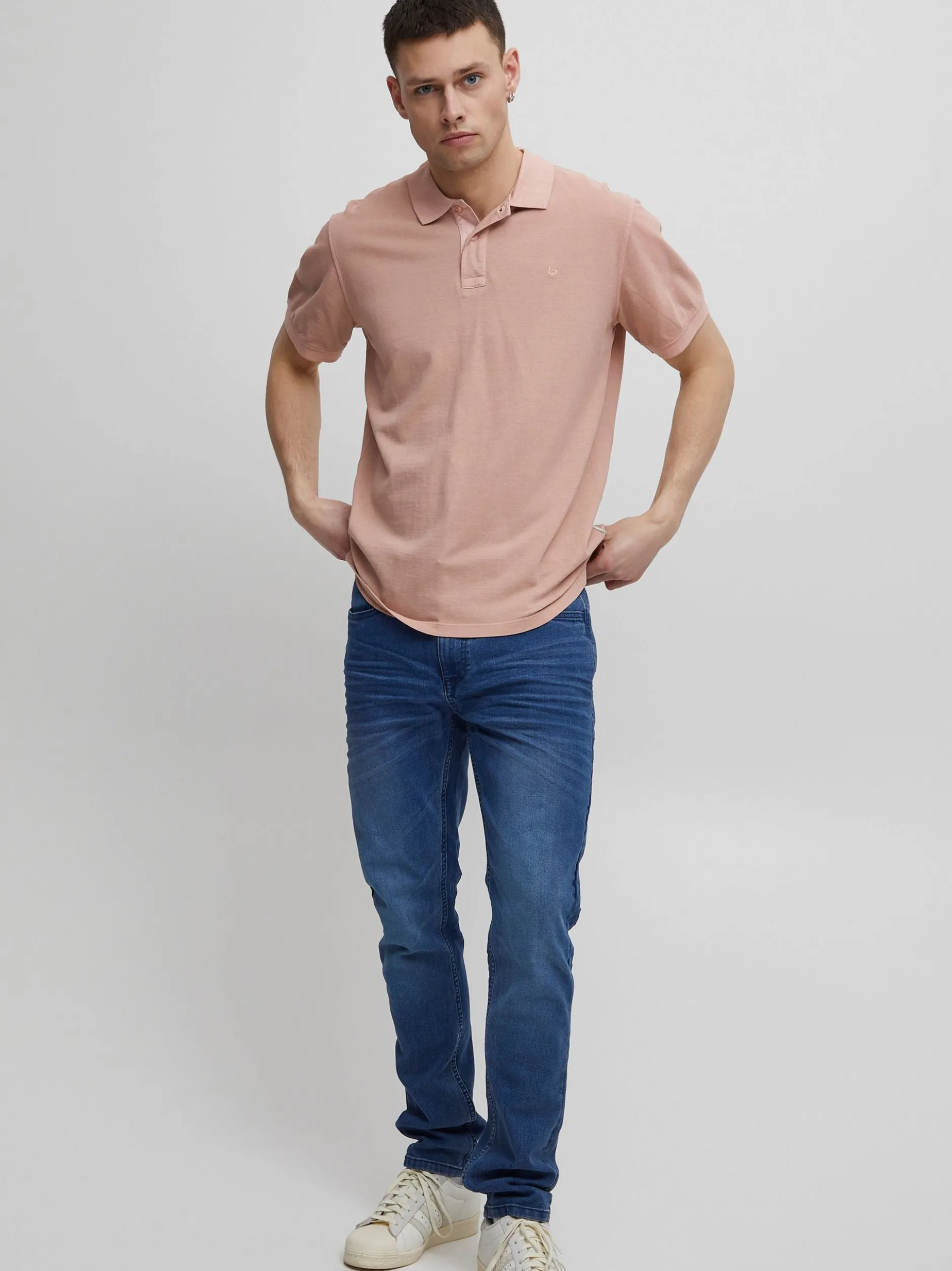 BLEND Herren Poloshirt - BHEdington in rosa