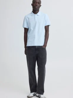 BLEND Herren Poloshirt - BHEdin in hellblau