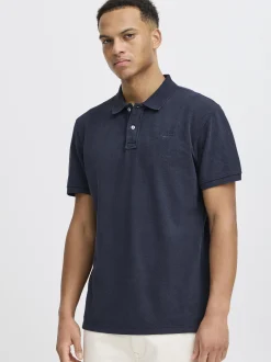 BLEND Herren Poloshirt - BHEfran in blau