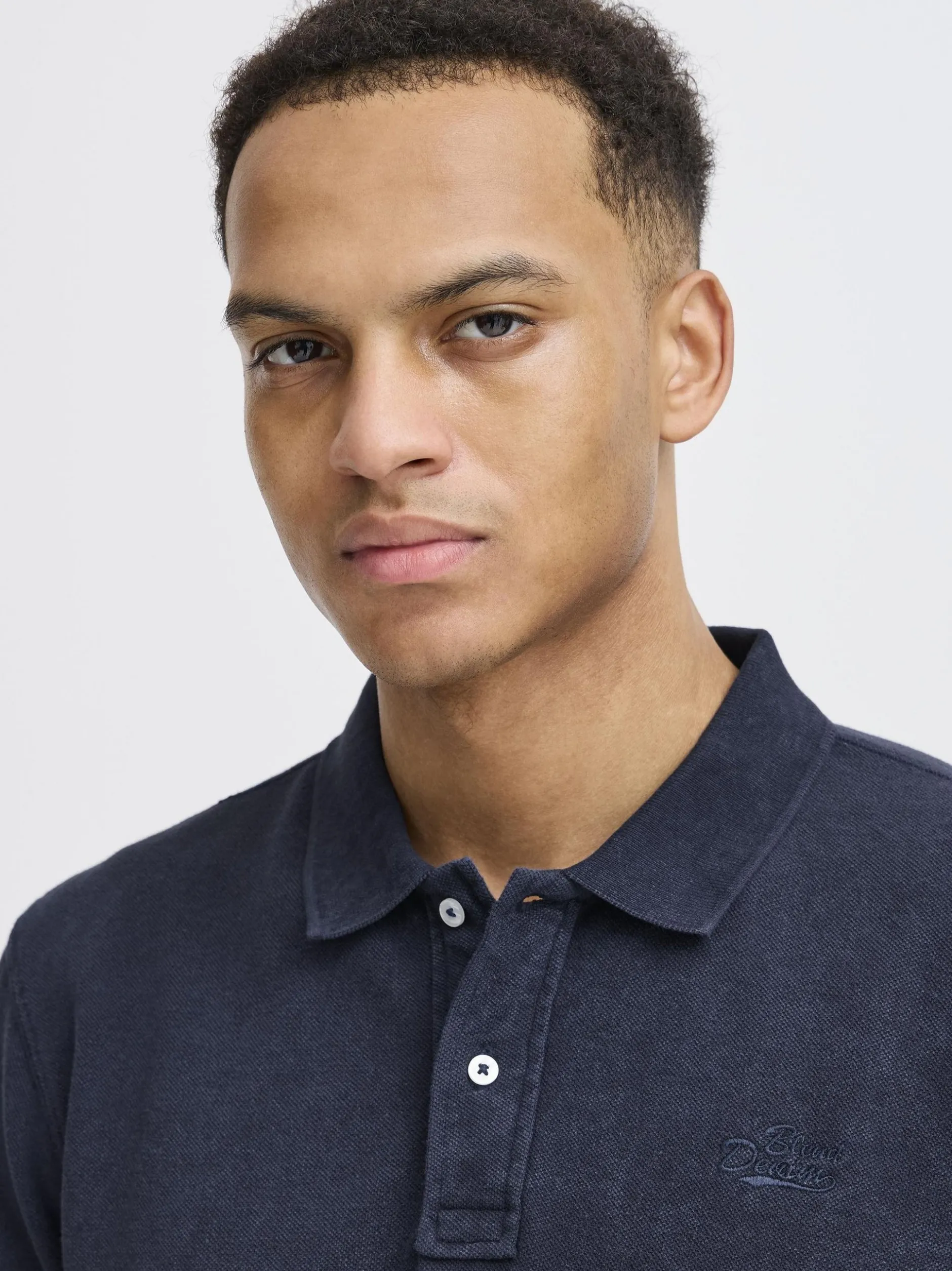 BLEND Herren Poloshirt - BHEfran in blau