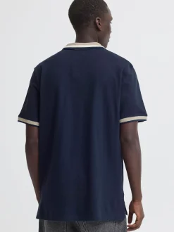 BLEND Herren Poloshirt - BHEvo in blau