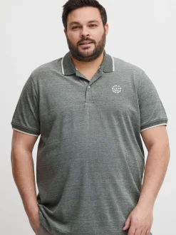 BLEND Herren Poloshirt - BHNATE Big & Tall in schwarz