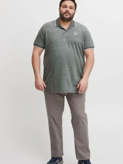 BLEND Herren Poloshirt - BHNATE Big & Tall in schwarz