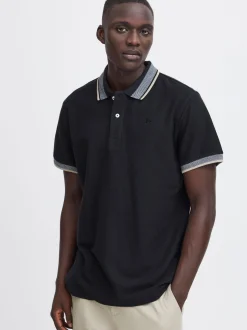 BLEND Herren Poloshirt - BHPolo in schwarz
