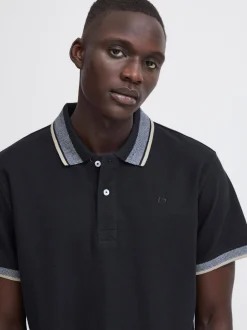 BLEND Herren Poloshirt - BHPolo in schwarz