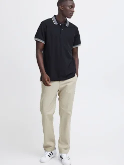BLEND Herren Poloshirt - BHPolo in schwarz