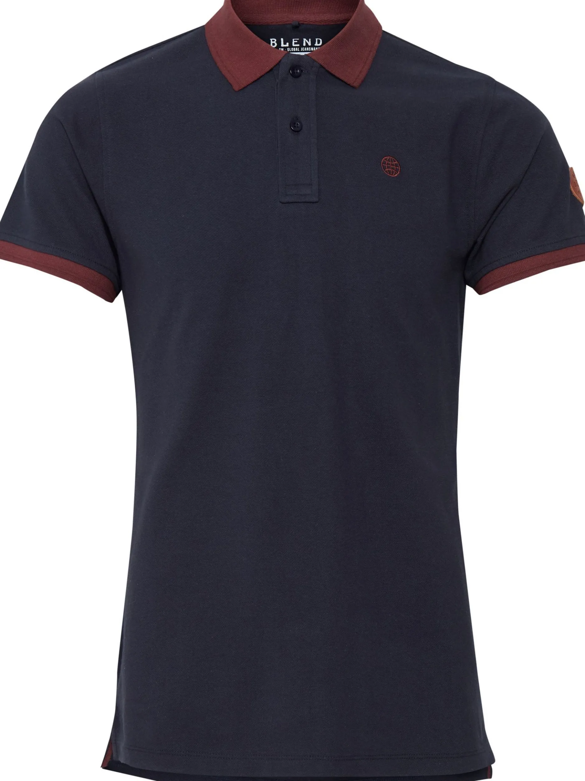 BLEND Herren Poloshirt - BHRalf in blau