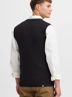 BLEND Herren Pullunder - BHLarsson in schwarz