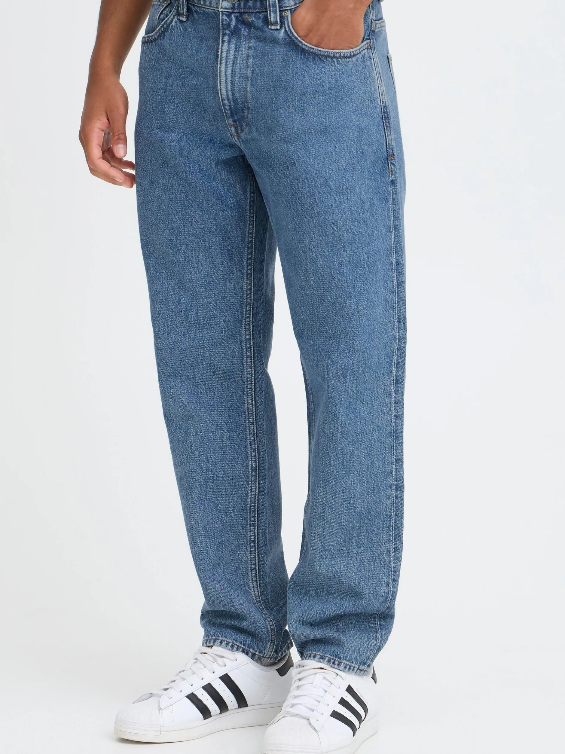 BLEND Herren Relax-fit-Jeans - BHThunder in medium stone
