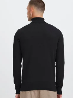 BLEND Herren Rollkragenpullover - BHFibes in schwarz
