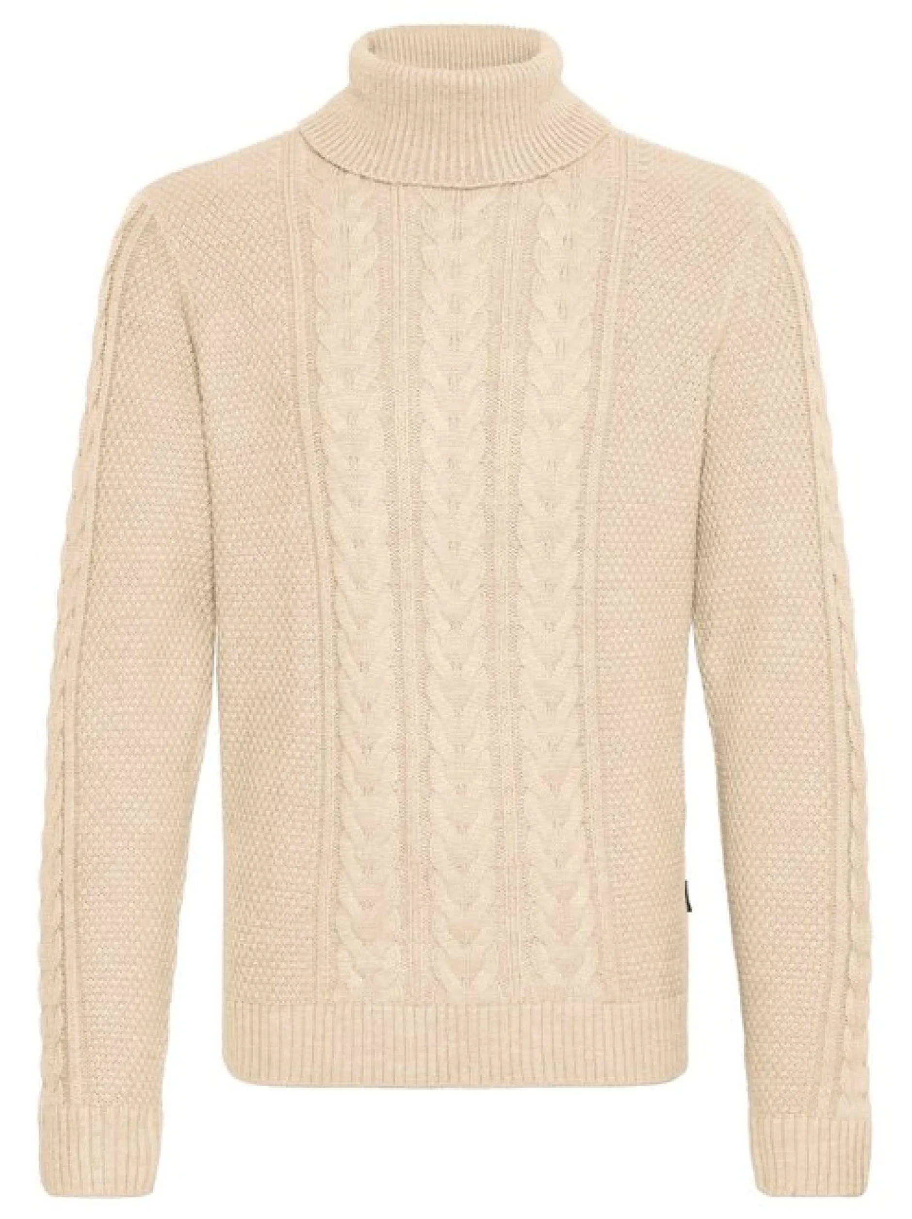 BLEND Herren Rollkragenpullover - BHBasim in beige